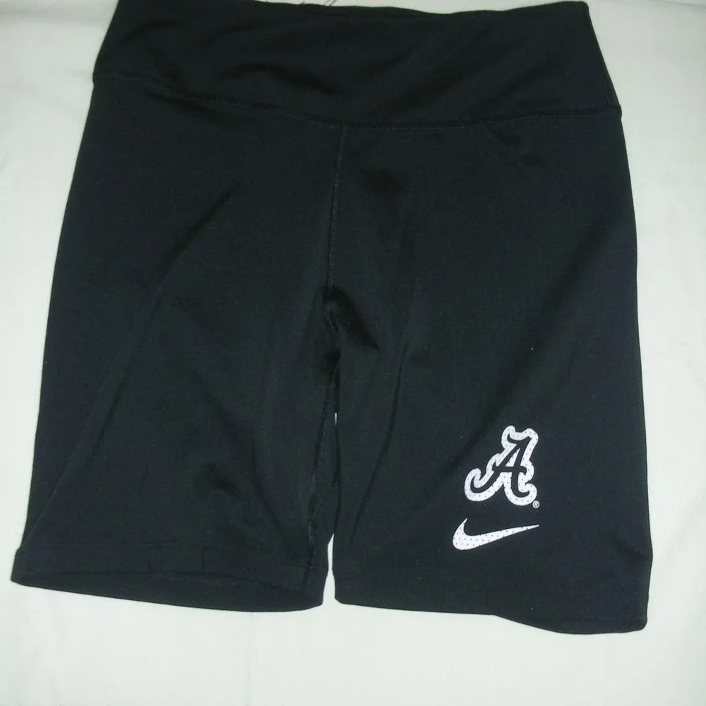 Nike Dri-FIT University of Alabama Script A Compression Shorts Black Size M